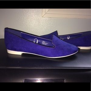 Royal blue loafers